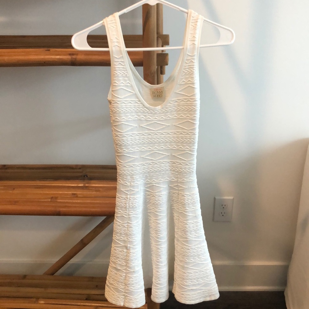 Ronny Kobo- white dress- size xs
